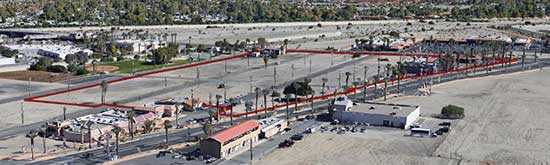 Agua Caliente Casino site in Catherdral City