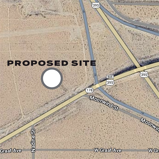 Inyokern Casino Map
