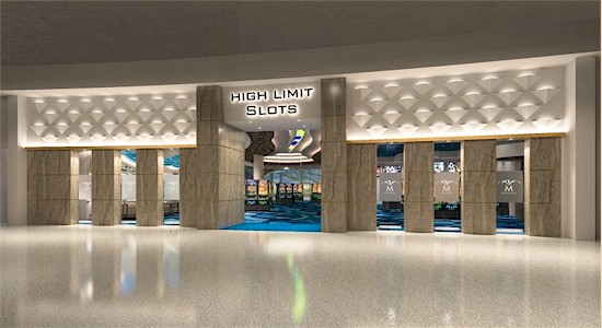Morongo's new high-limit slots room - Entrance