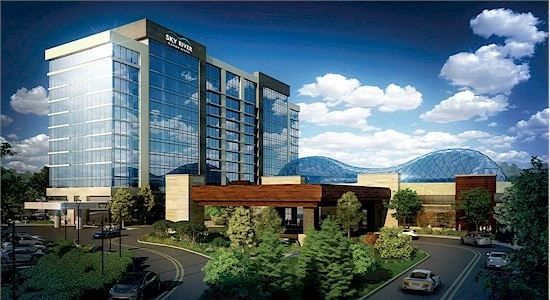 Sky River Casino Expansion Hotel Rendering