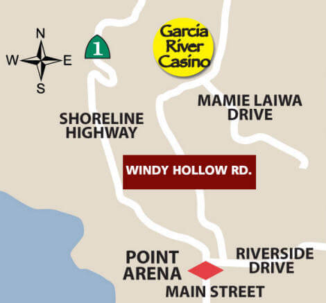 Garcia River Casino Map
