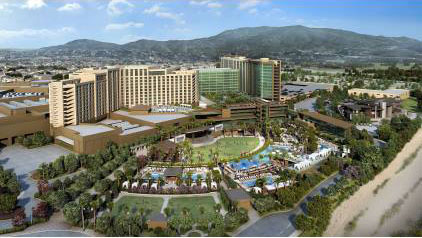 Artist rendering of the new hotel wing.