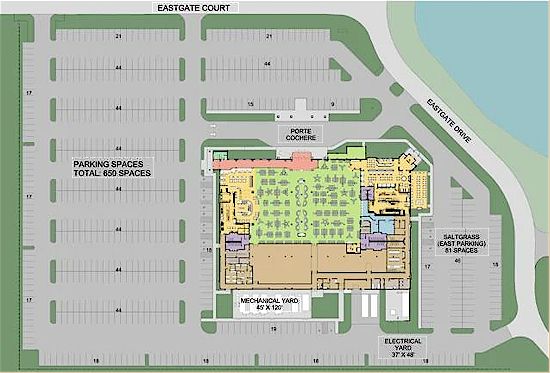 Golden Nugget Danville Site Map