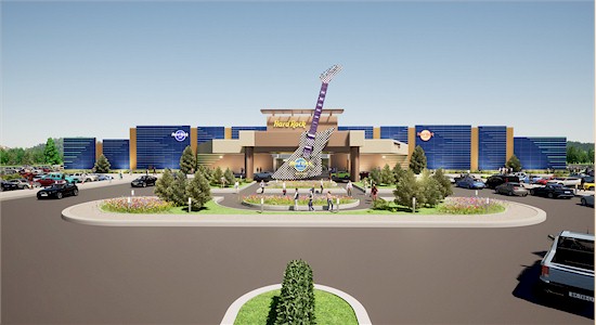 Hard Rock Casino Rockford Front View