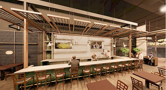 The Temporary casino restaurant