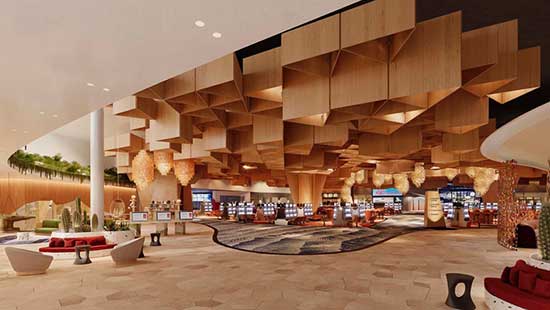 Mohegan Casino at Virgin Hotels Las Vegas Lobby