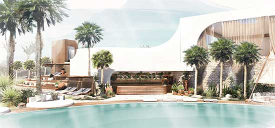Mohegan Casino at Virgin Hotels Las Vegas Pool