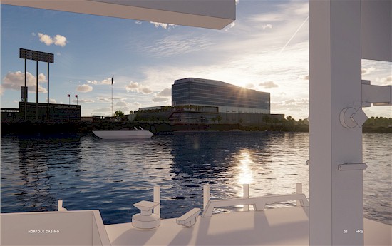 Norfolk casino architectural rendering