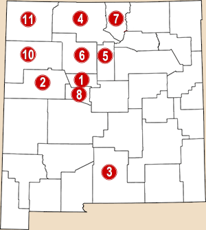 New Mexico Casino Map