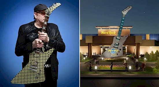 Hard Rock Casino Rockford's 62-ft Guitar