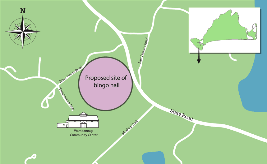 Aquinnah Cliffs Casino Location