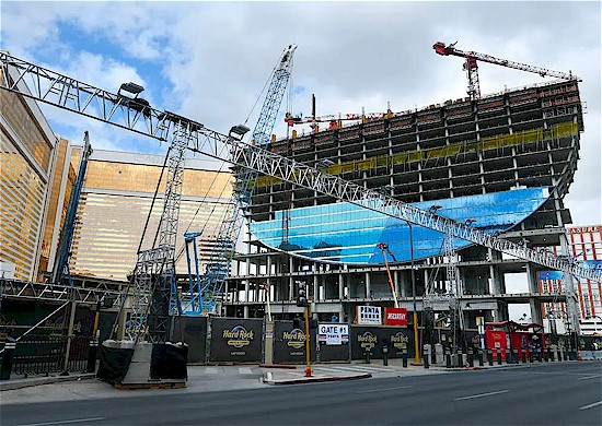 Hard Rock Las Vegas Guitar Hotel Construction
