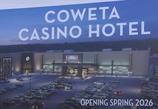 Coweta Casino Hotel Billboard