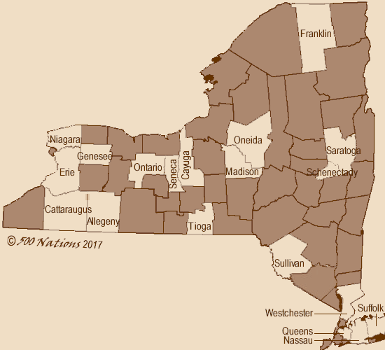 New York Casino Map